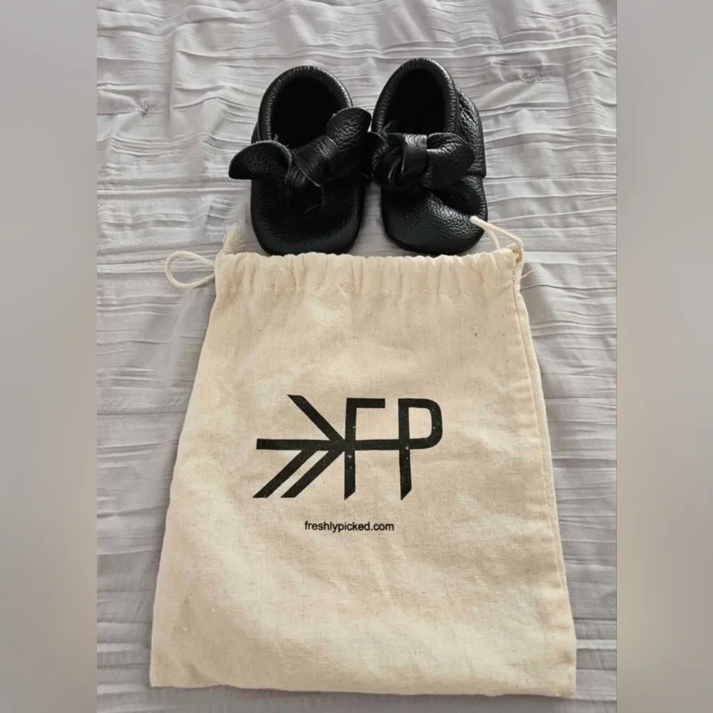 Freshly Picked Black Moccasins